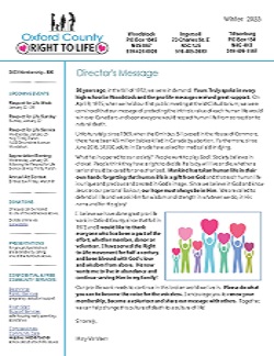 Picture of a newsletter.